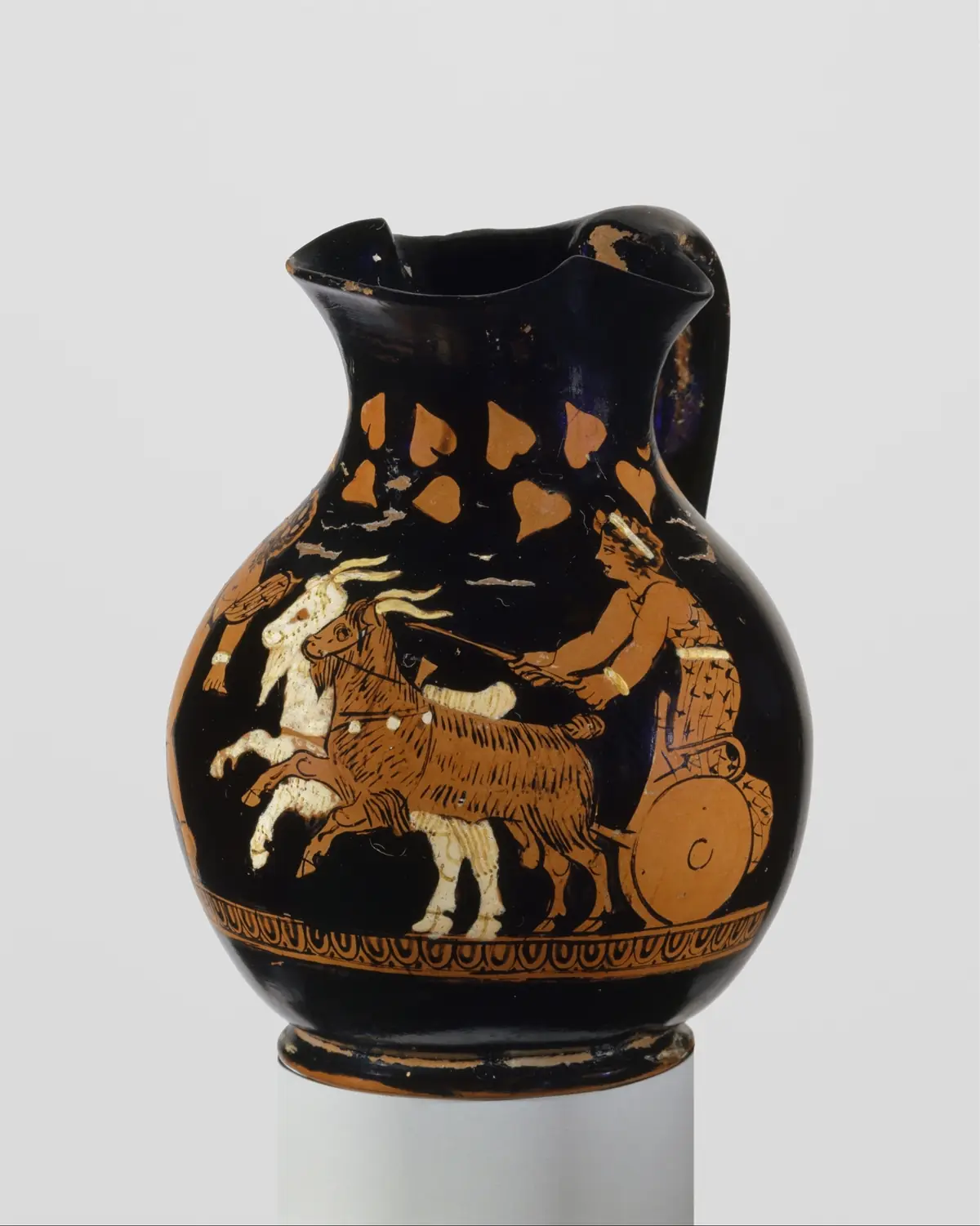 Terracotta kan, Grieks, Attisch