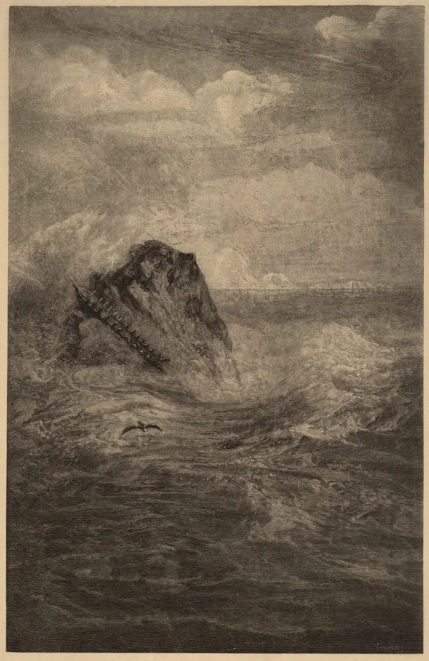 A Rock in the Sea, Elbridge Kingsley