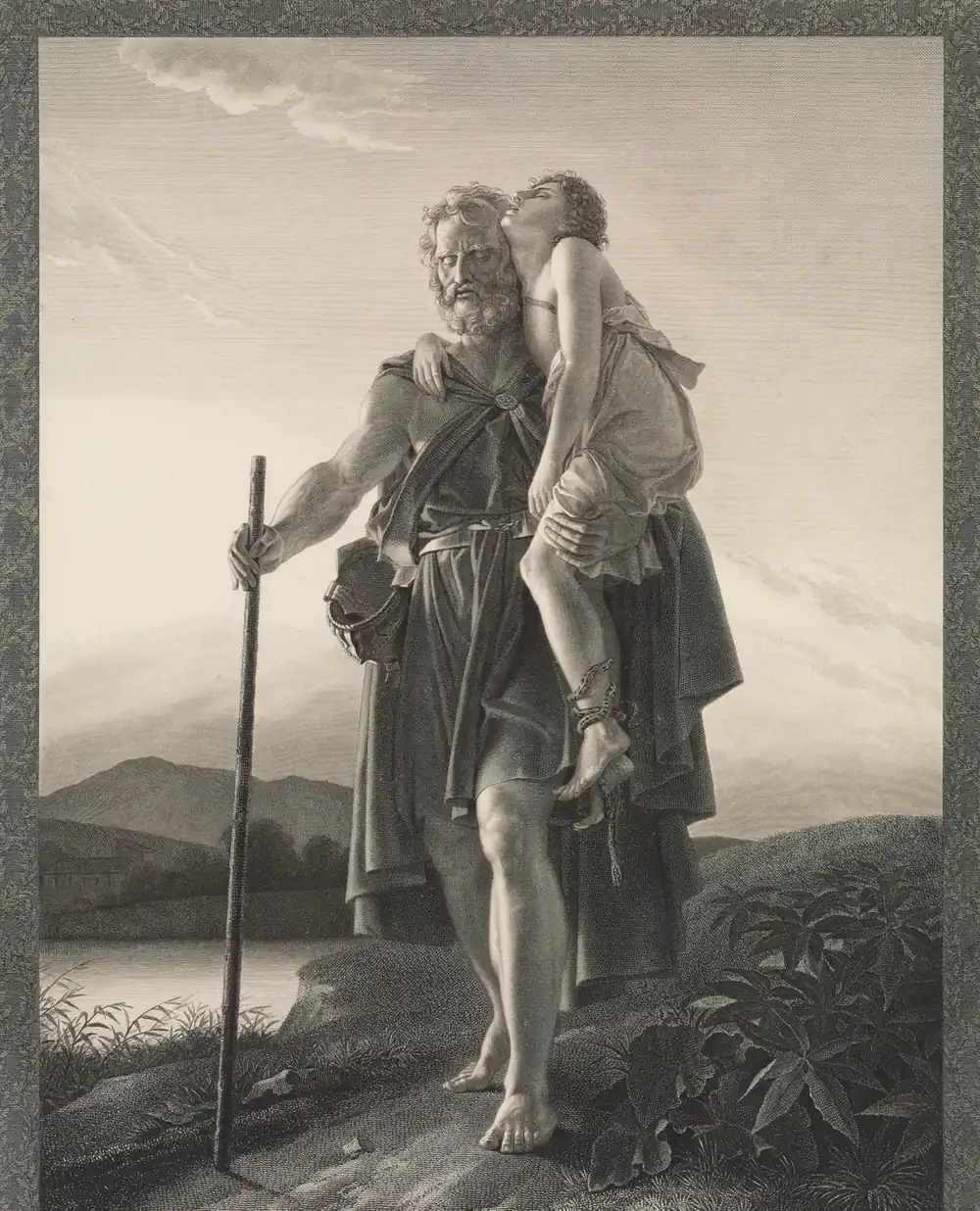 Belisarius, Auguste Boucher Desnoyers after François Gérard
