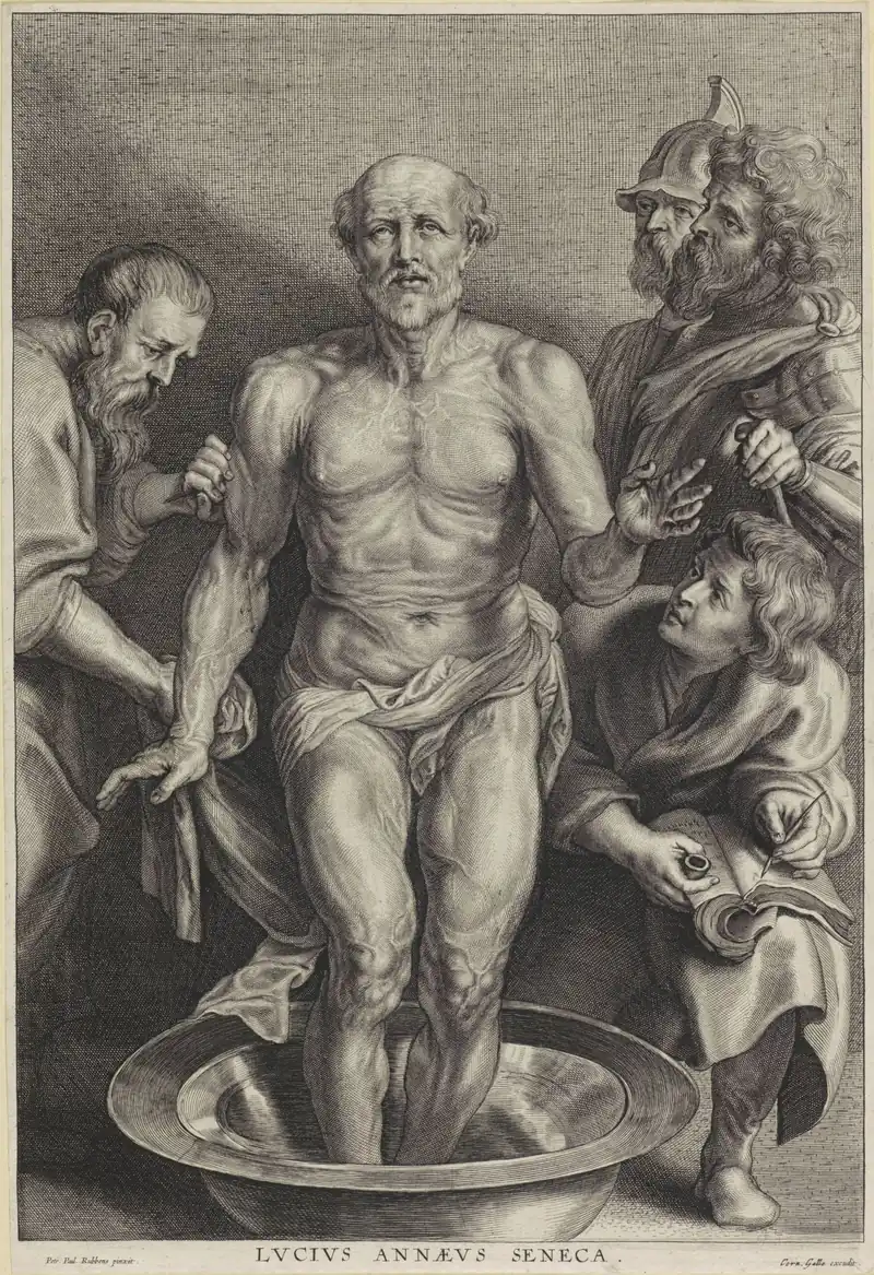 The Death of Seneca, Alexander Voet II after Rubens