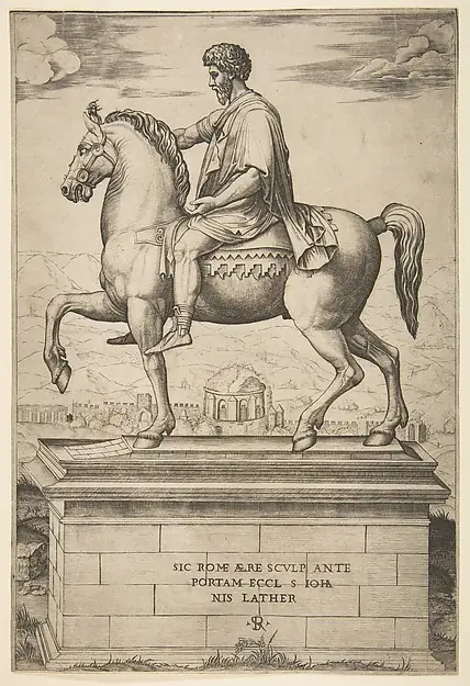 Ruiterstandbeeld van Marcus Aurelius, Marco Dente