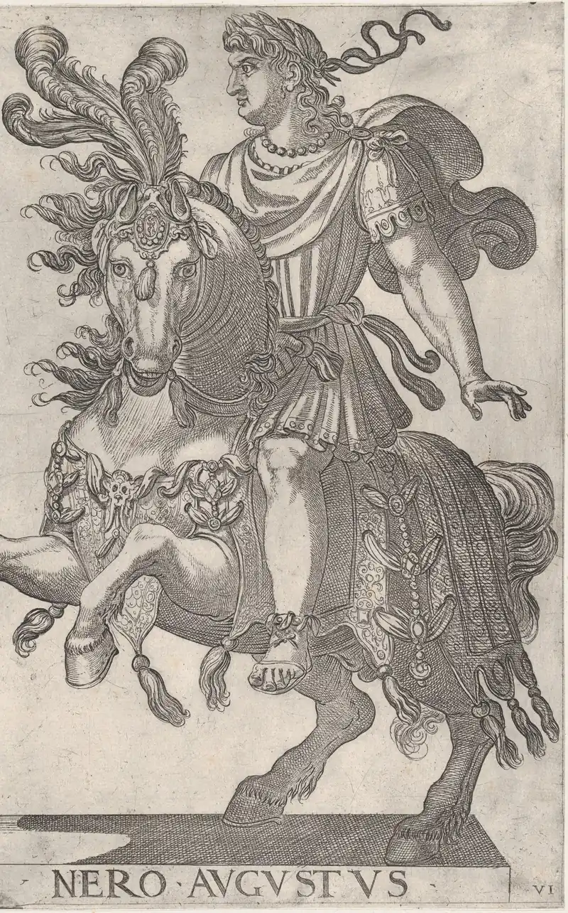 Emperor Nero on Horseback, Antonio Tempesta